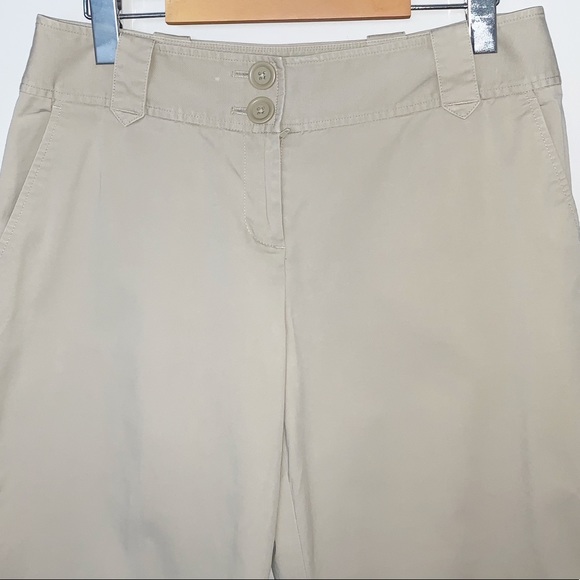 Loft Ann Taylor Khaki Women's Capris - SZ 6 - Picture 4 of 6